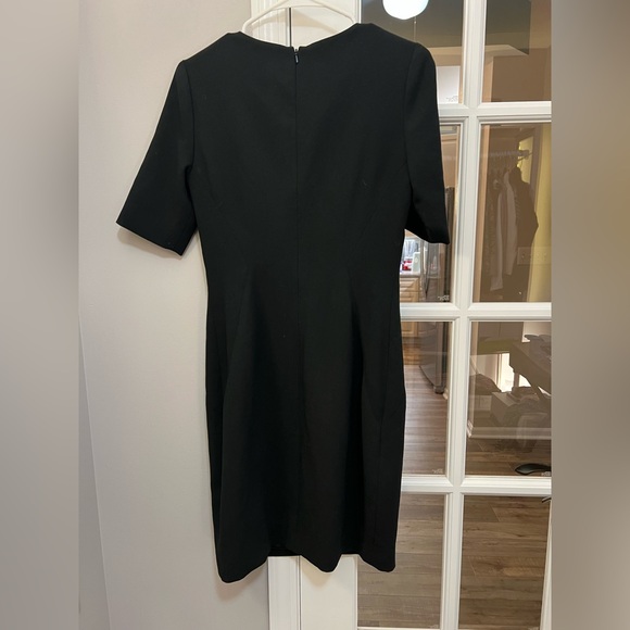Ted Baker Black Dress with Embellished V-Neck - Picture 4 of 10